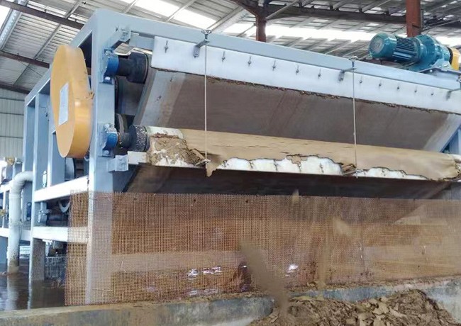 洗沙泥浆脱水使用现场