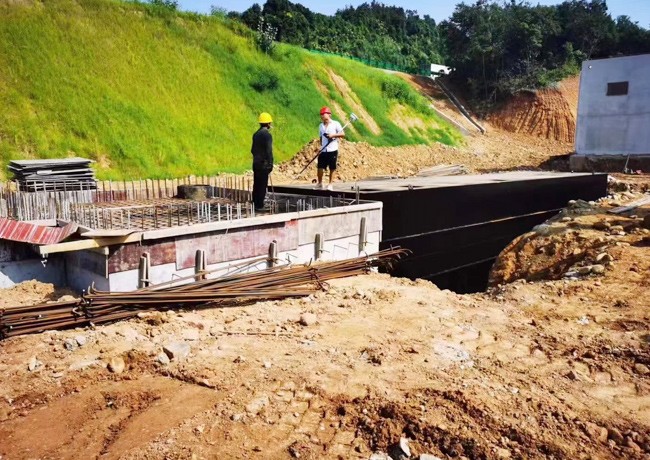 生活污水处理设备现场