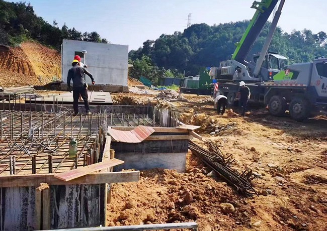 生活污水处理设备现场